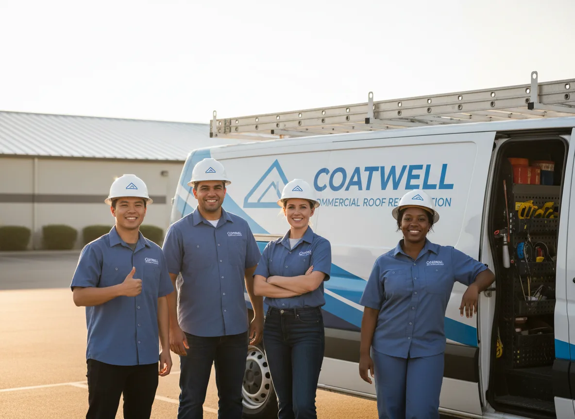 Commercial roof coating company in Minier, IL